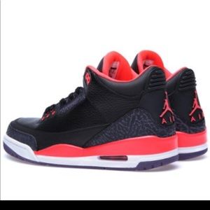 Jordan Retro 3 III Crimson ❤️💜🖤